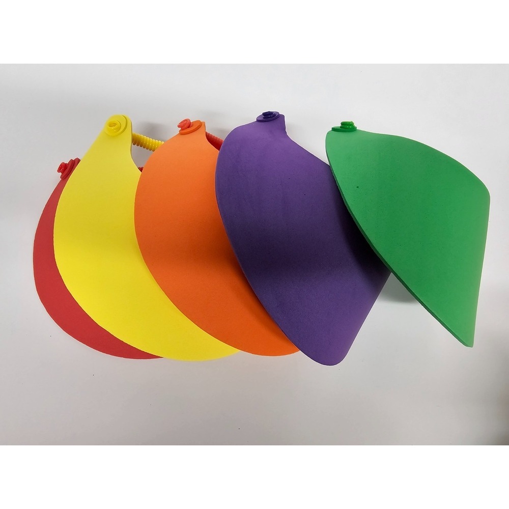 New Creatology Fun Foam Visors, 20(4 Purple, 4 Red, 4 Green, 4 Yellow, 4 Orange)